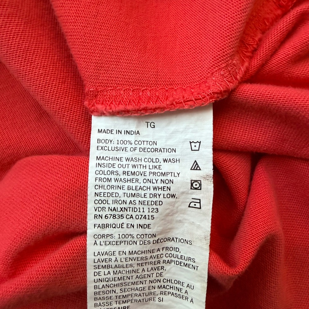 Nautica Mens XL Coral Pink Short Sleeve Cotton Polo Shirt J-Class Logo - Picture 5 of 8